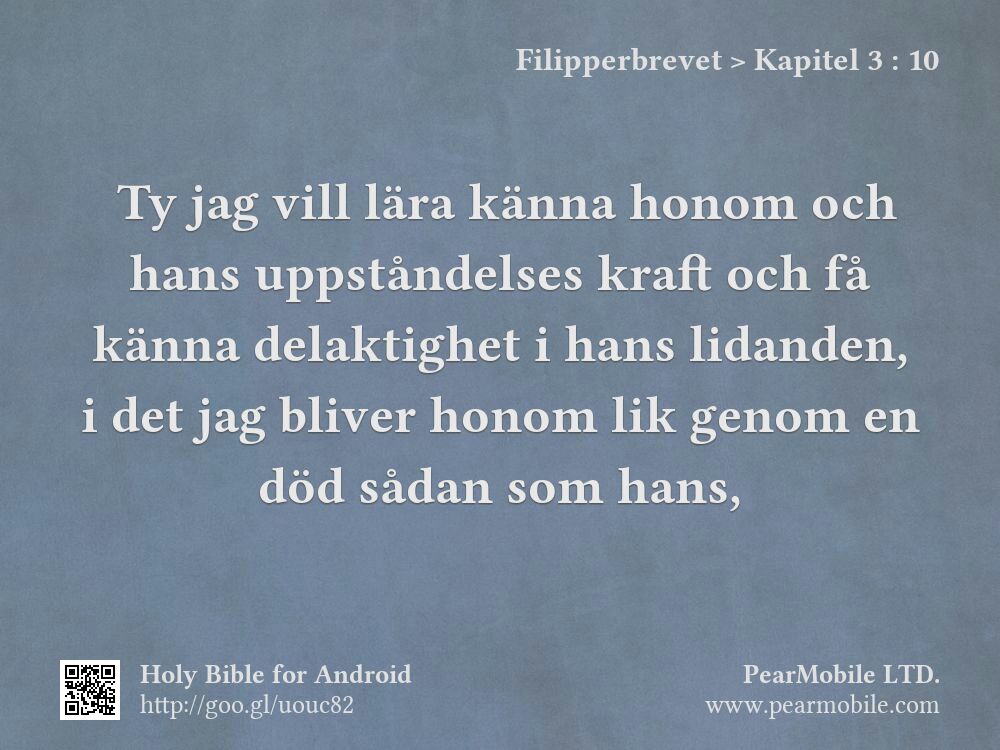 Filipperbrevet, Kapitel 3:10